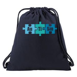 Autism Au Ti Sm Periodic Table Of Elets Science Meme Gift Drawstring Bag