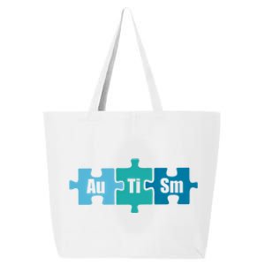 Autism Au Ti Sm Periodic Table Of Elets Science Meme Gift 25L Jumbo Tote