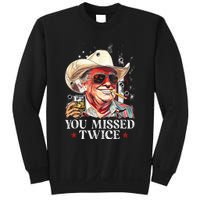 Assassination Attempt Trump 2024 You Missed Twice Sweatshirt