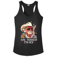 Assassination Attempt Trump 2024 You Missed Twice Ladies PosiCharge Competitor Racerback Tank