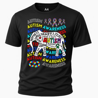 Autism Awareness Teacher Autism Moms And Dads Elephant Performance Shirt