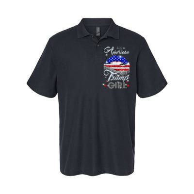 All American Trump Girl Design Softstyle Adult Sport Polo