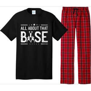 All About That Base Cheerleading Cheerleader Cheer Coach Pajama Set