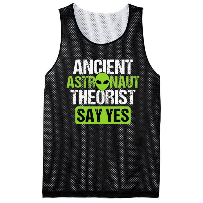 Ancient Astronaut Theorists Say Yes Aliens Conspiracy Mesh Reversible Basketball Jersey Tank