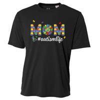 Autism Awareness Tee Mom Life For Autism Mom Cooling Performance Crew T-Shirt