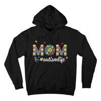 Autism Awareness Tee Mom Life For Autism Mom Hoodie