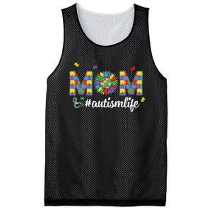 Autism Awareness Tee Mom Life For Autism Mom Mesh Reversible Basketball Jersey Tank