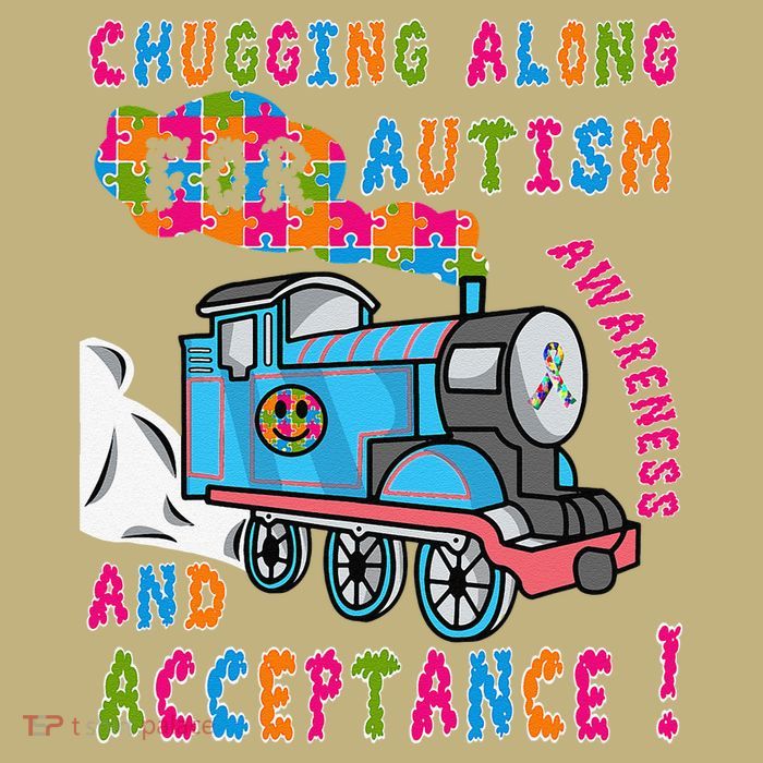Advocate Acceptance Train Puzzle Cool Autism Awareness Gift T-Shirt