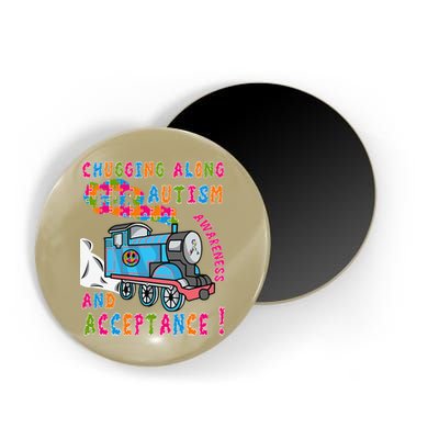 Advocate Acceptance Train Puzzle Cool Autism Awareness Gift Magnet