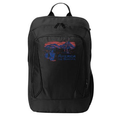 Americana America The Beautiful Landscape Cute Gift City Backpack