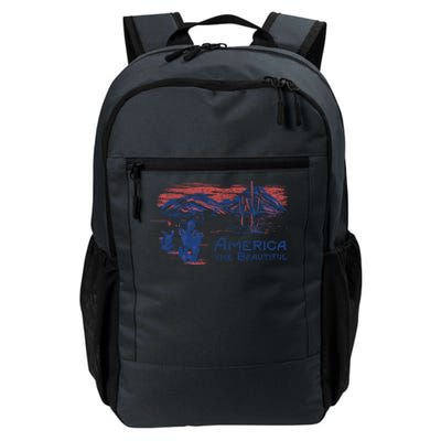 Americana America The Beautiful Landscape Cute Gift Daily Commute Backpack