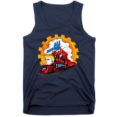 All Abroad The Trump Train 2024 Future Is Bright Tank Top