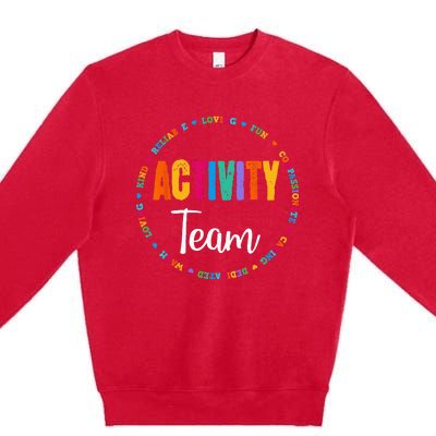 Activity Assistant Team Squad Professionals Week Director Premium Crewneck Sweatshirt