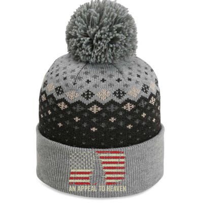 An Appeal To Heaven Gift Usa Revolution Pine Tree American Flag Gift The Baniff Cuffed Pom Beanie