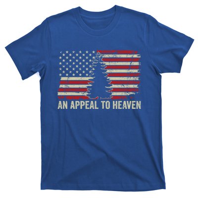 An Appeal To Heaven Gift Usa Revolution Pine Tree American Flag Gift T-Shirt