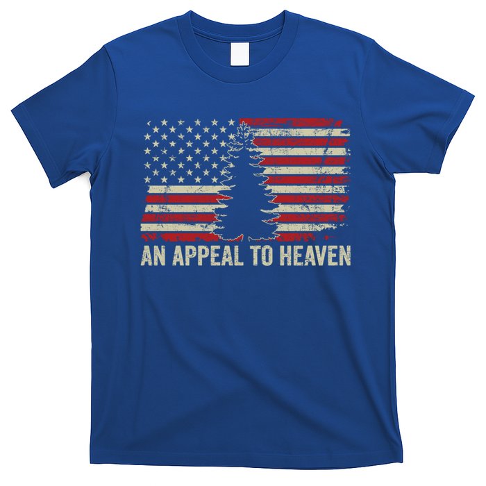 An Appeal To Heaven Gift Usa Revolution Pine Tree American Flag Gift T-Shirt