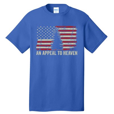 An Appeal To Heaven Gift Usa Revolution Pine Tree American Flag Gift Tall T-Shirt