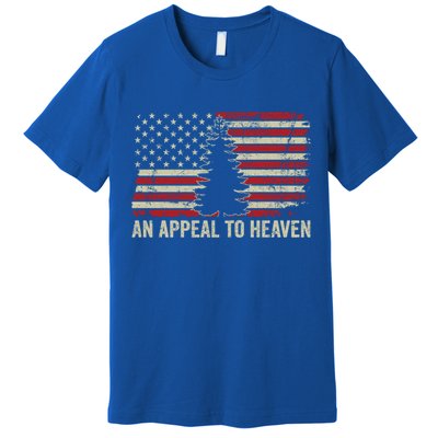 An Appeal To Heaven Gift Usa Revolution Pine Tree American Flag Gift Premium T-Shirt