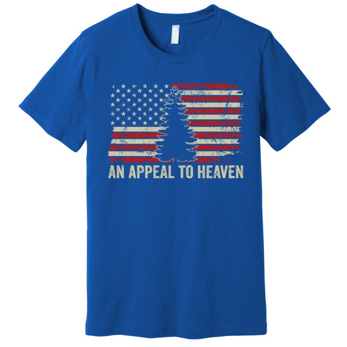 An Appeal To Heaven Gift Usa Revolution Pine Tree American Flag Gift Premium T-Shirt