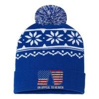 An Appeal To Heaven Gift Usa Revolution Pine Tree American Flag Gift USA-Made Snowflake Beanie