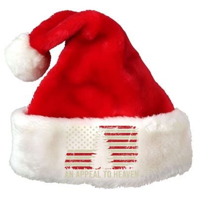 An Appeal To Heaven Gift Usa Revolution Pine Tree American Flag Gift Premium Christmas Santa Hat