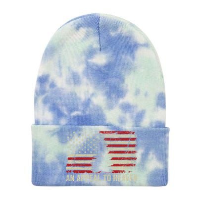 An Appeal To Heaven Gift Usa Revolution Pine Tree American Flag Gift Tie Dye 12in Knit Beanie