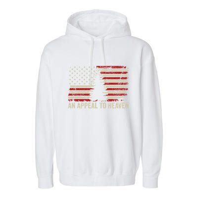 An Appeal To Heaven Gift Usa Revolution Pine Tree American Flag Gift Garment-Dyed Fleece Hoodie