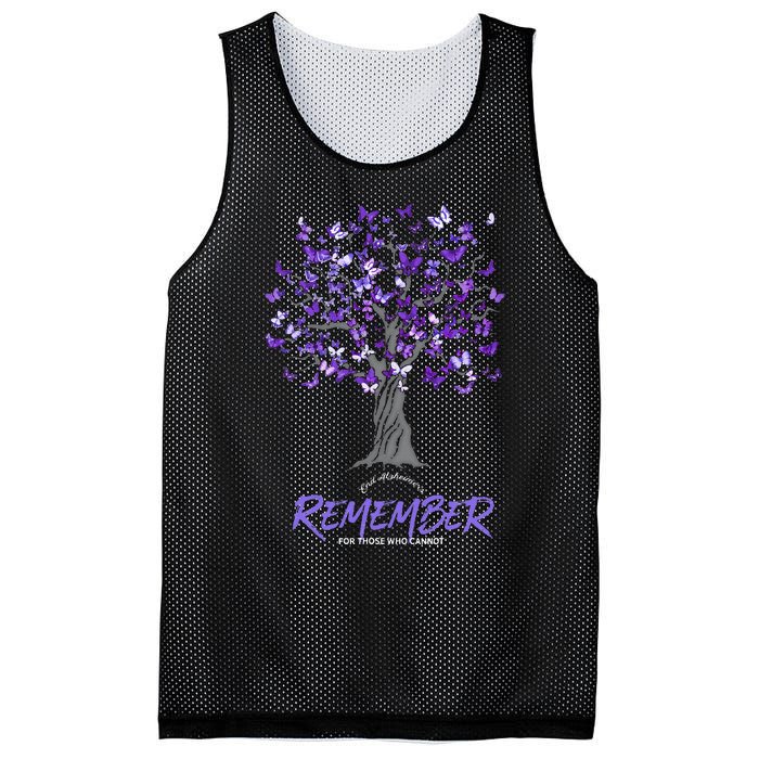 Alzheimer Awareness Tee For Men And Women Purple Butterfly Mesh Reversible Basketball Jersey Tank