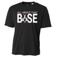 All About That Base Funny Cheerleading Cheer Cooling Performance Crew T-Shirt