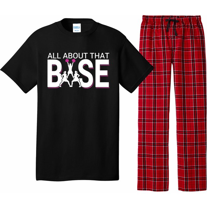 All About That Base Funny Cheerleading Cheer Pajama Set