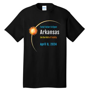 Arkansas AR Total Solar Eclipse 2024 Tall T-Shirt