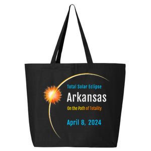 Arkansas AR Total Solar Eclipse 2024 25L Jumbo Tote