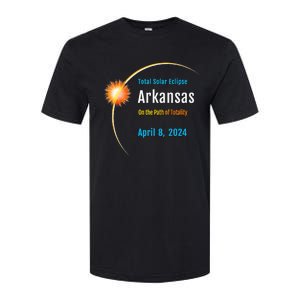 Arkansas AR Total Solar Eclipse 2024 Softstyle CVC T-Shirt