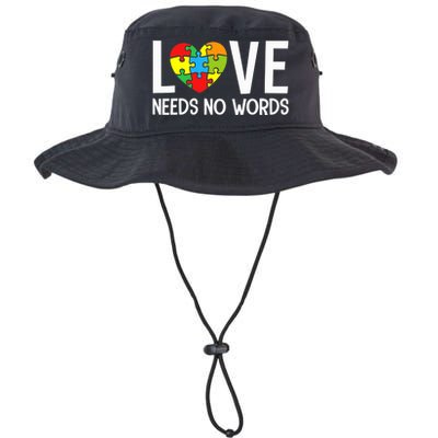 Autism Awareness Teacher Shirt Love Needs No Word Special Ed Legacy Cool Fit Booney Bucket Hat