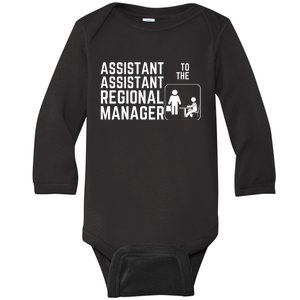 Assistant Assistant To The Regional Manager Baby Long Sleeve Bodysuit