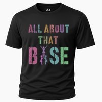 All About That Base Cheerleading Team Cheer Squad Cooling Performance Crew T-Shirt