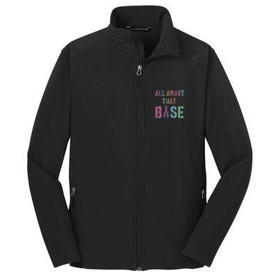 All About That Base Cheerleading Team Cheer Squad Core Soft Shell Jacket