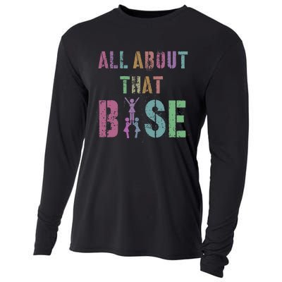 All About That Base Cheerleading Team Cheer Squad Cooling Performance Long Sleeve Crew