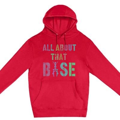 All About That Base Cheerleading Team Cheer Squad Premium Pullover Hoodie