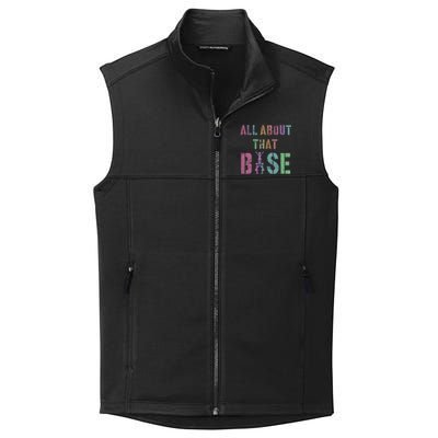 All About That Base Cheerleading Team Cheer Squad Collective Smooth Fleece Vest