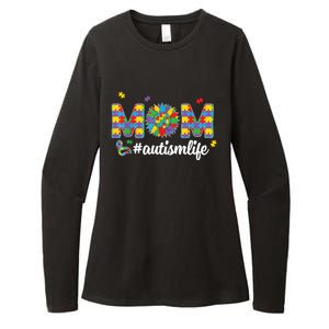 Autism Awareness Tee Mom Life For Autism Mom Womens CVC Long Sleeve Shirt