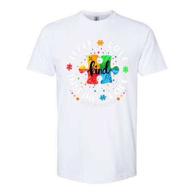 Autism Awareness Teacher Teach Hope Love Inspire Softstyle® CVC T-Shirt