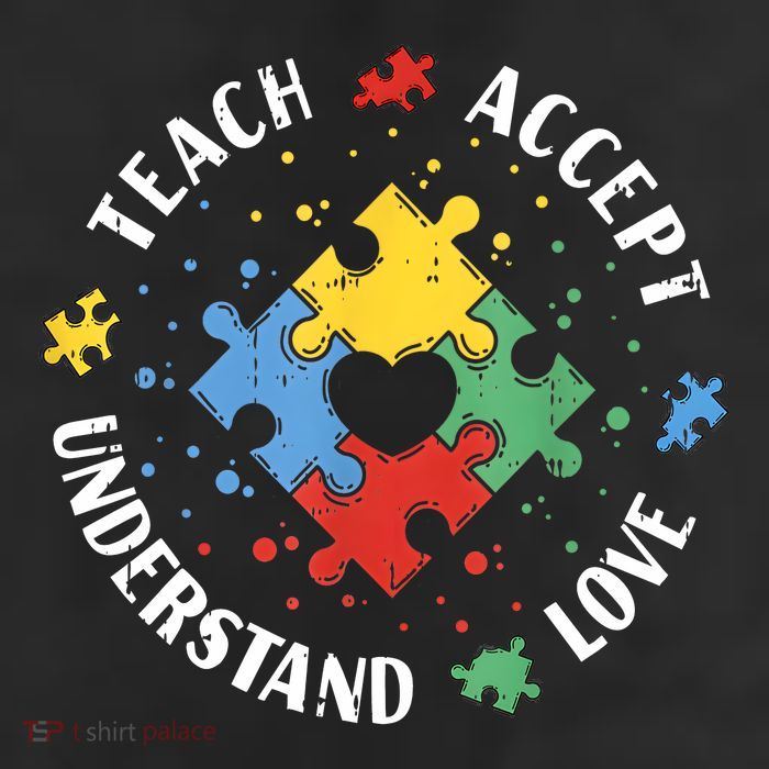 Autism Awareness Teacher Teach Accept Understand Love Cool Comfort Performance Bucket Hat