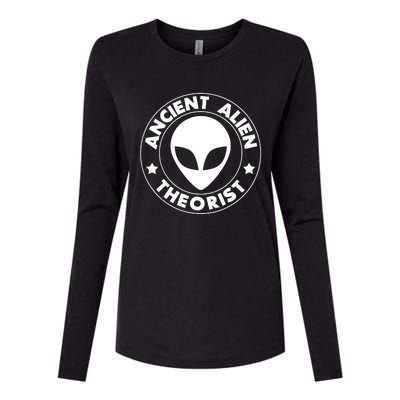 Ancient Alien Theorist Womens Cotton Relaxed Long Sleeve T-Shirt