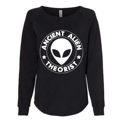 Ancient Alien Theorist Womens California Wash Sweatshirt