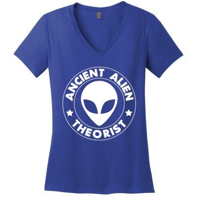 Ancient Alien Theorist Women's V-Neck T-Shirt