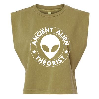 Ancient Alien Theorist Garment-Dyed Women's Muscle Tee