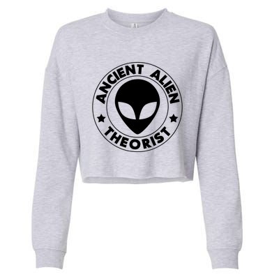 Ancient Alien Theorist Cropped Pullover Crew