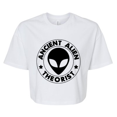 Ancient Alien Theorist Bella+Canvas Jersey Crop Tee