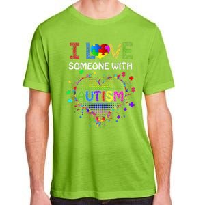 Autism Awareness Tee Autism Mom I Love Someone With Autism Adult ChromaSoft Performance T-Shirt